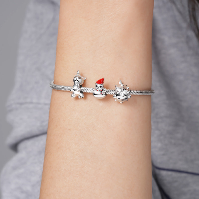 Unicorn Charm Bead 925 Sterling Silver_3