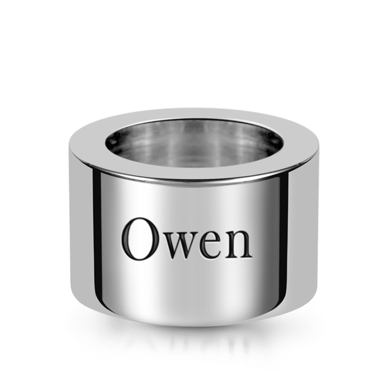 Personalized Charm for Men's Name Bracelet_1