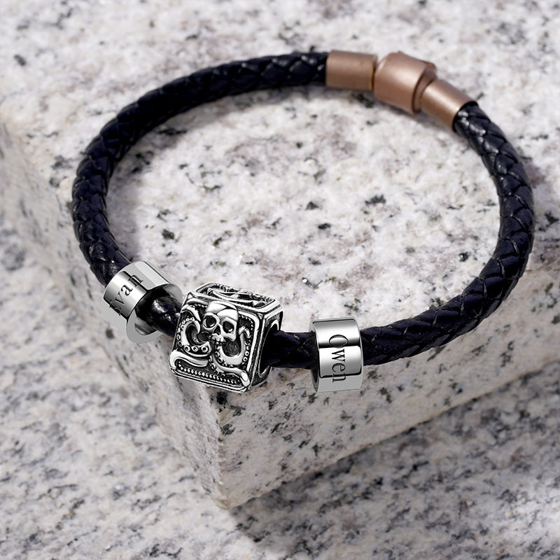 Personalized Charm for Men's Name Bracelet_2