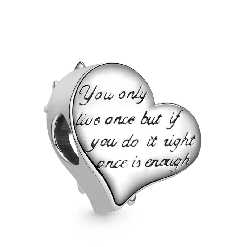 Sun Flower Charm Bead 925 Sterling Silver Back with Engravings_3