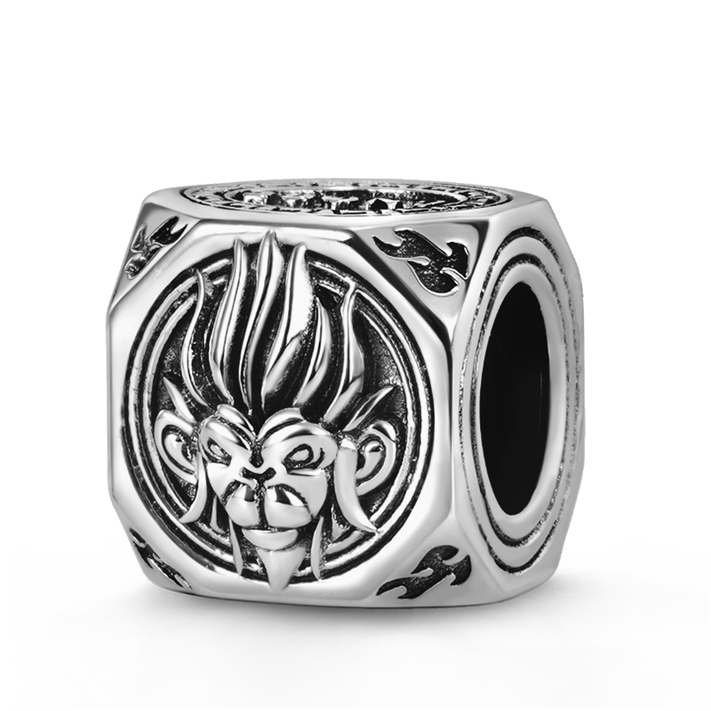 Monkey King Vintage Bead & Customized Classic Beads S925 Sterling Silver with Gift Copper Black Leather Men's Bracelet Jewelry for Men_2