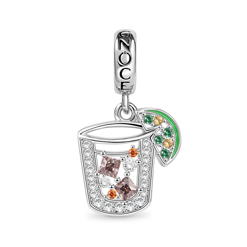 Gnoce Ice Cube Lemon Drink 925 Sterling Silver Pendant_1