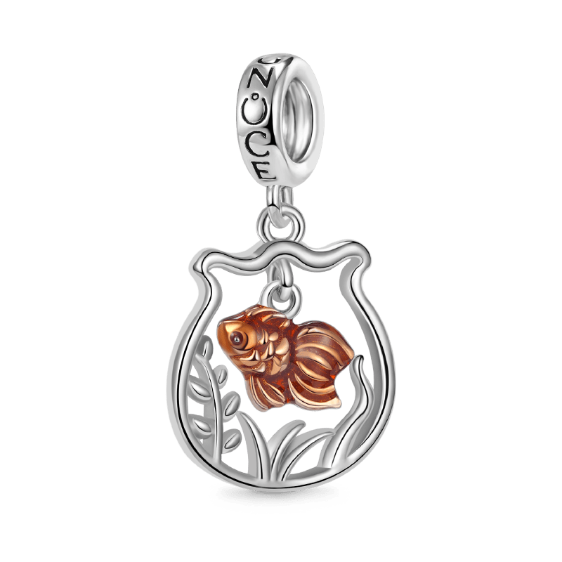 Gnoce Goldfish 925 Sterling Silver Pendant_1