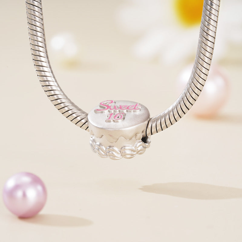 Gnoce "Sweet 16" Birthday Cake Charm_3