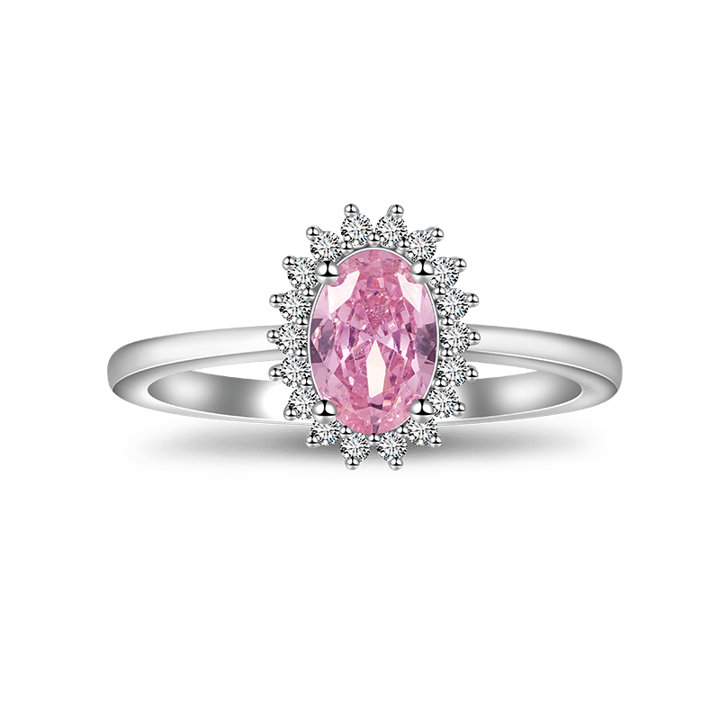Gnoce Sparkling Triple Pink Stackable Ring Set_4