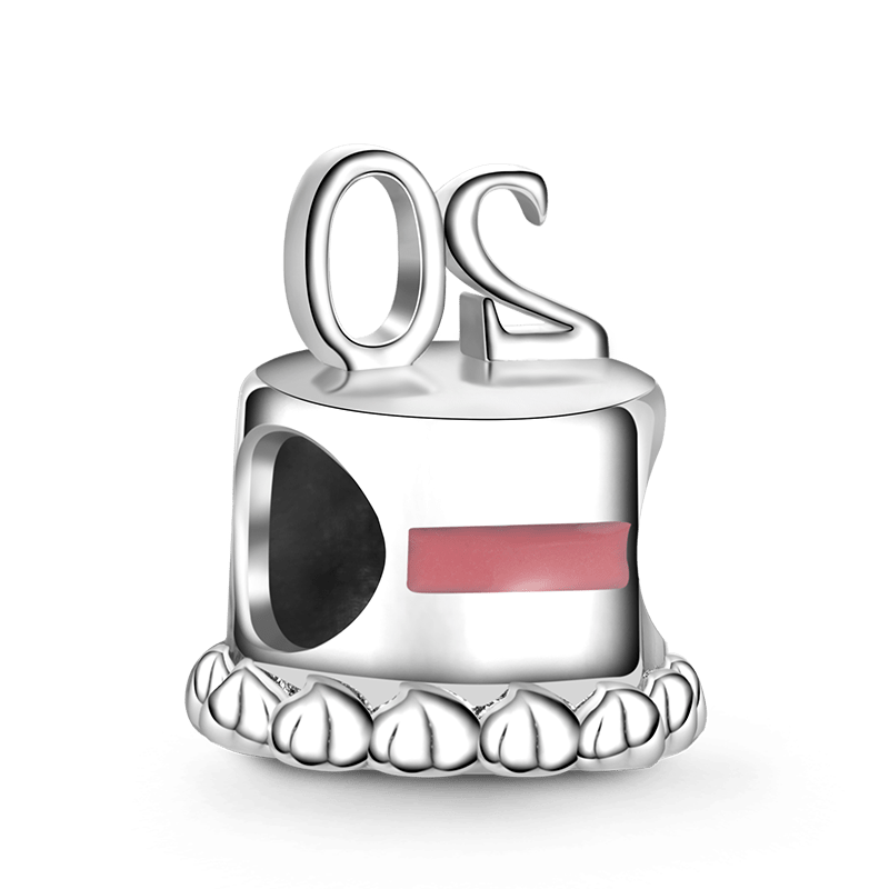 Gnoce Happy "20th Birthday Cake" with Bow Tie Charm_2