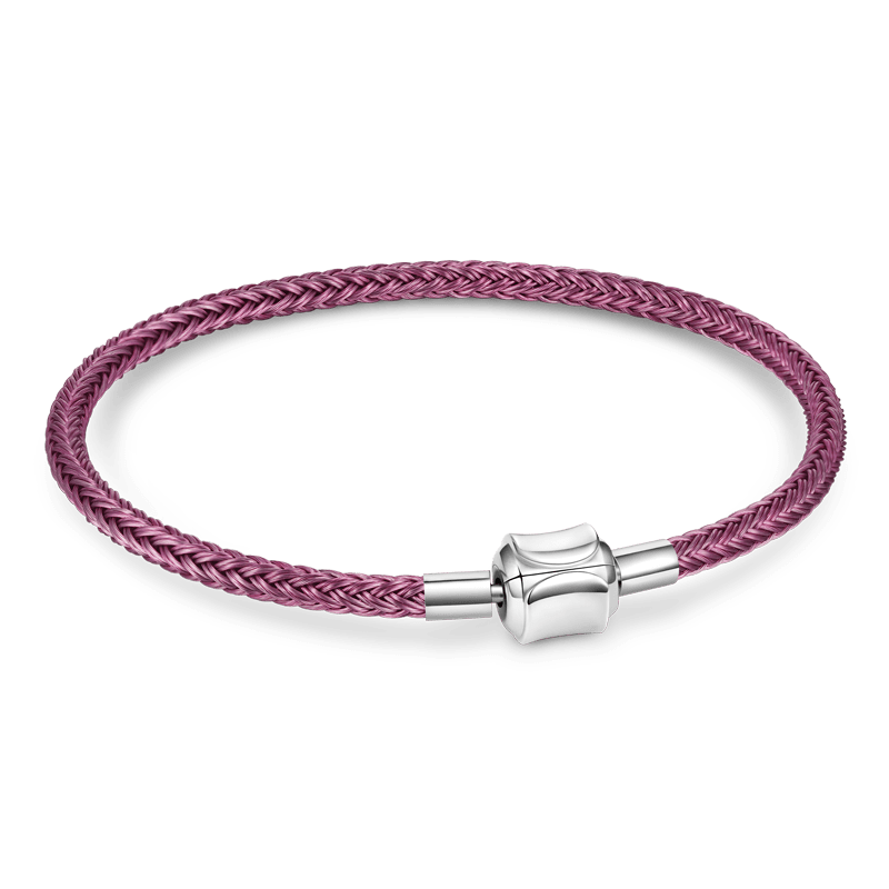 Gnoce Purple Basic Bracelet with 2 Pieces of Stoppers_1