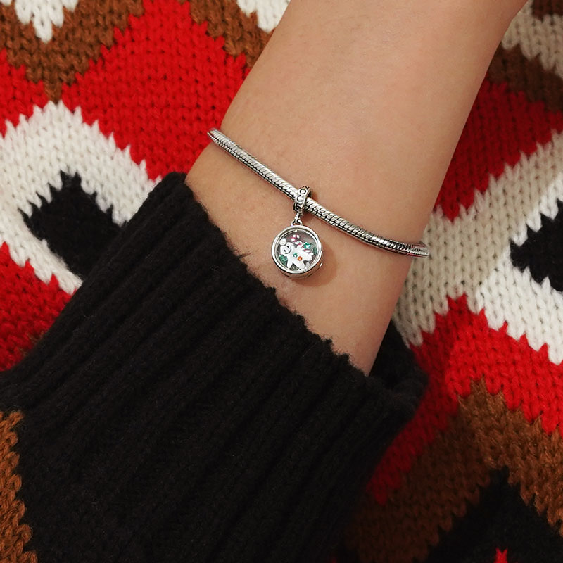 Gnoce Christmas Gingerbread Man Gift Pendant Dangle Charm_4