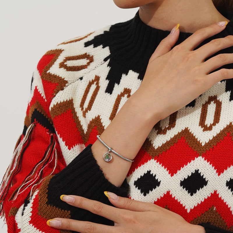 Gnoce Christmas Tree Gift Pendant Dangle Charm_3