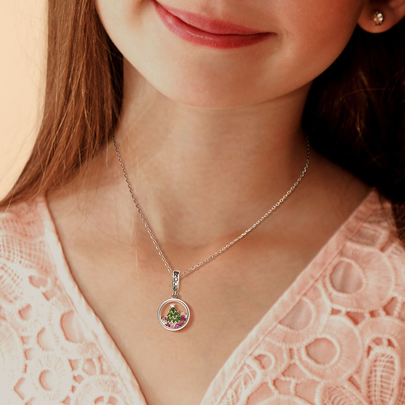 Gnoce Christmas Tree Gift Pendant Dangle Charm_6