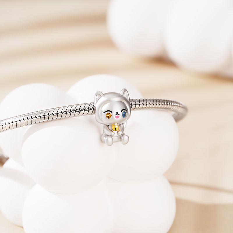 Gnoce Well-behaved Cat Pet Charm_3
