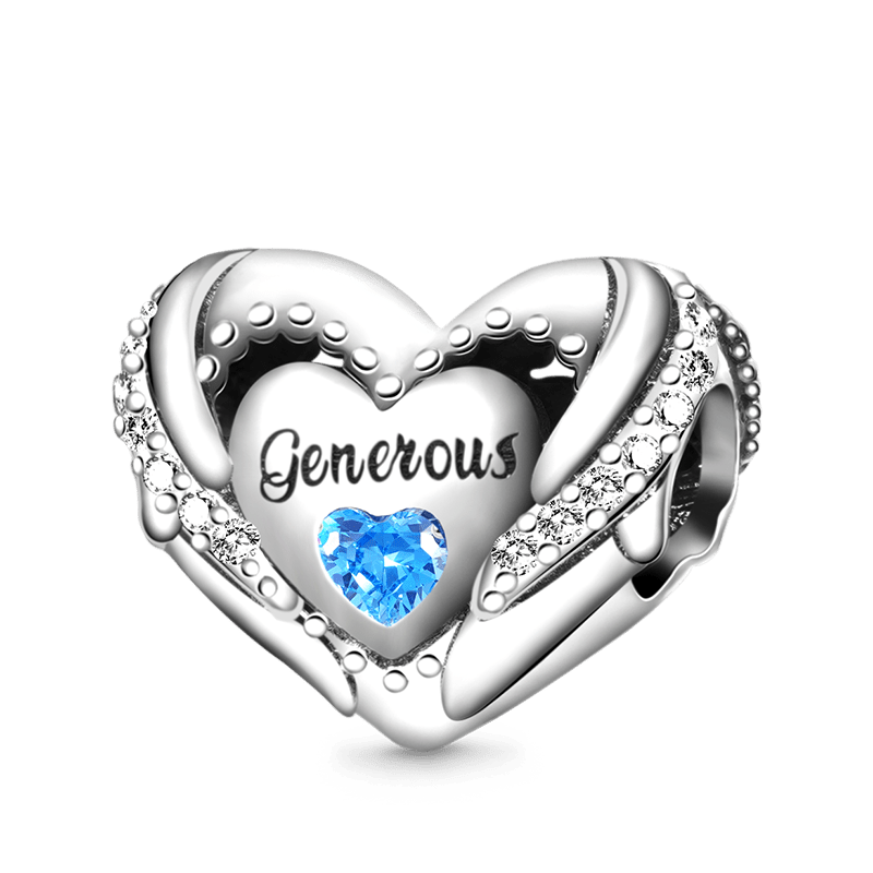Gnoce Love Heart Birthstone Personalized Charm_2