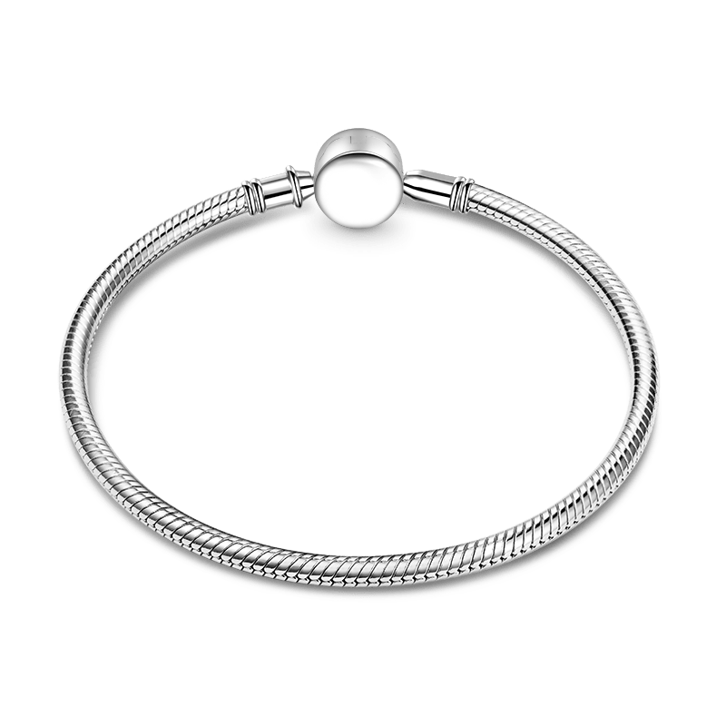 Gnoce Sea Whale Basic Snake Chain Bracelet_2