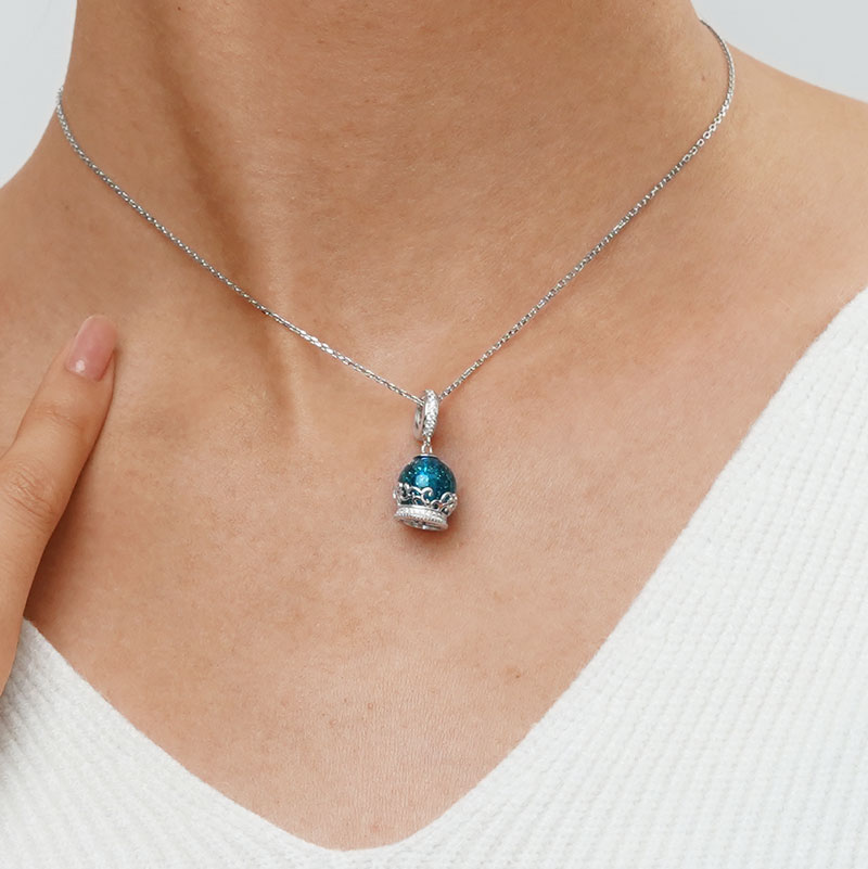 Gnoce Blue Fantasy Crystal Ball Charm_6