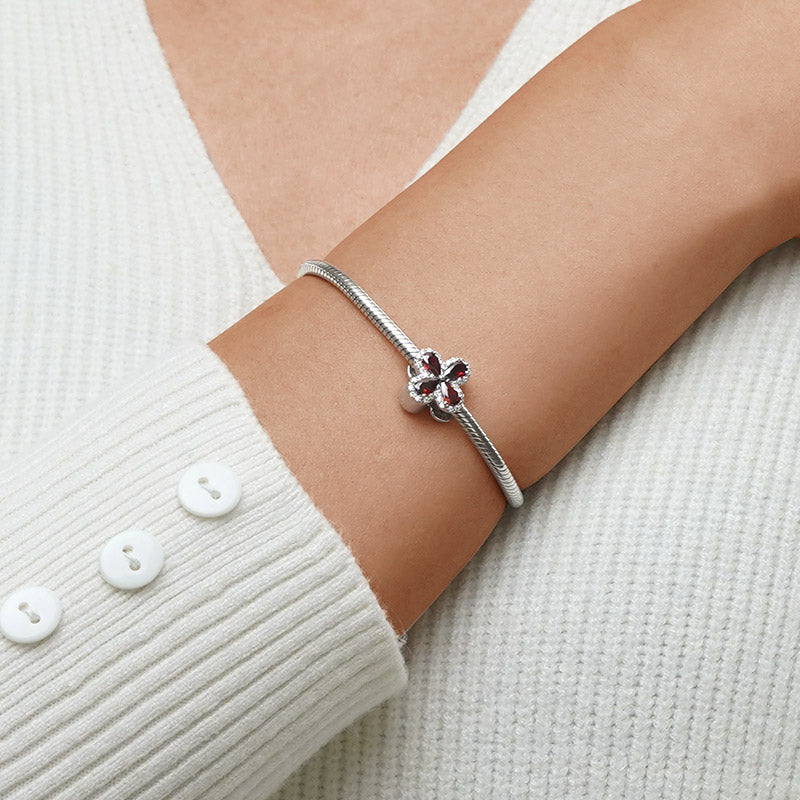 Gnoce Lucky Clover Birthstone Basic Charm_4