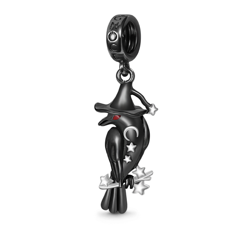 Gnoce Crow Pendant Dangle Charm_1