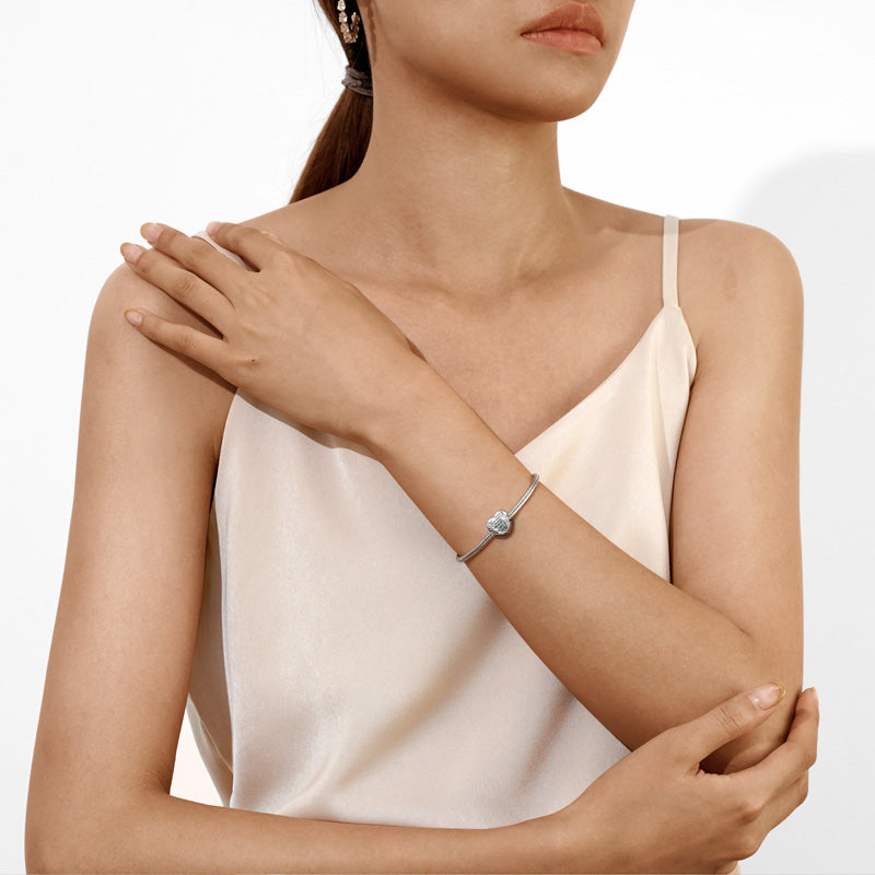 Gnoce Angel Wings Love Heart Personalized Photo Charm_3