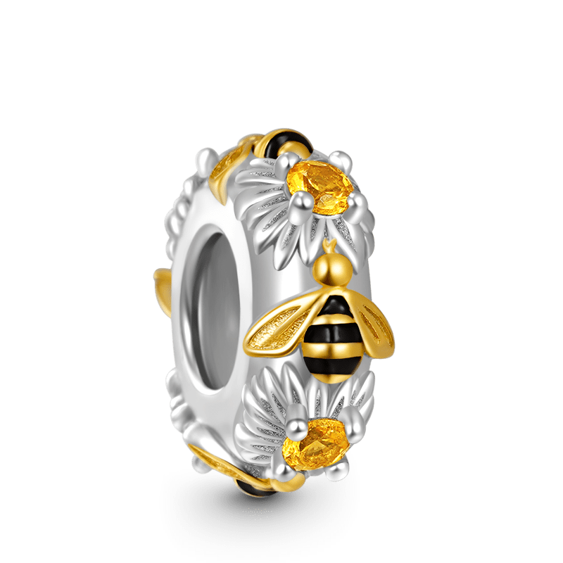 Gnoce Dancing Honey Bees Stopper Charm_2