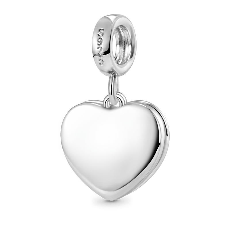 Gnoce "Big Sister" Heart Double Pendant Dangle Charm_2