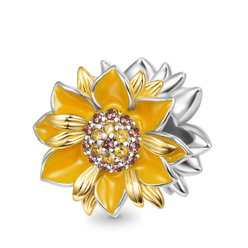 Gnoce Sparkling Sunflower Charm_1