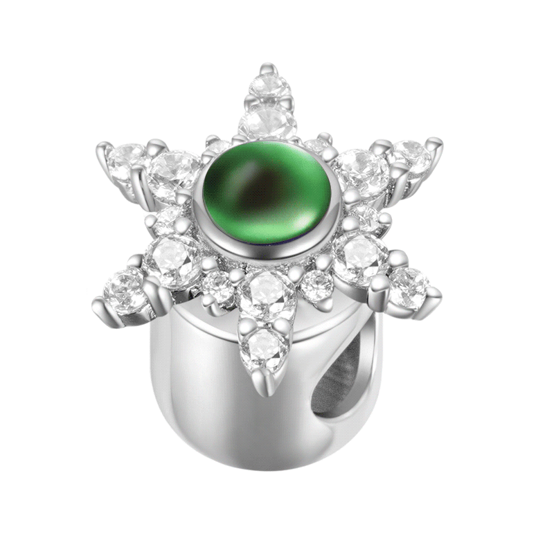 Gnoce Anxiety, Fidget Snowflake Mood Charm_1