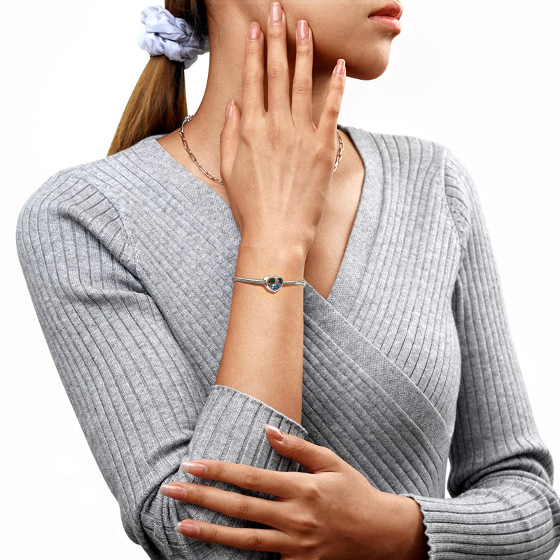 Gnoce "With You Forever" Personalized Photo Charm_3