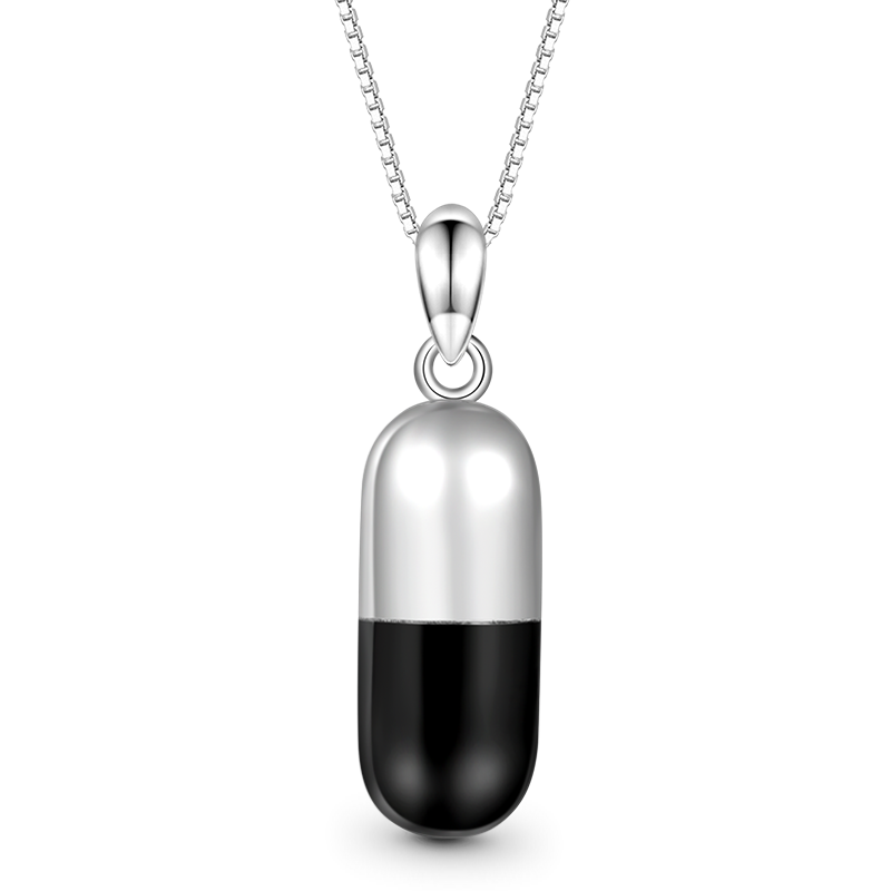 Gnoce Chill Pill Capsule Necklace_2