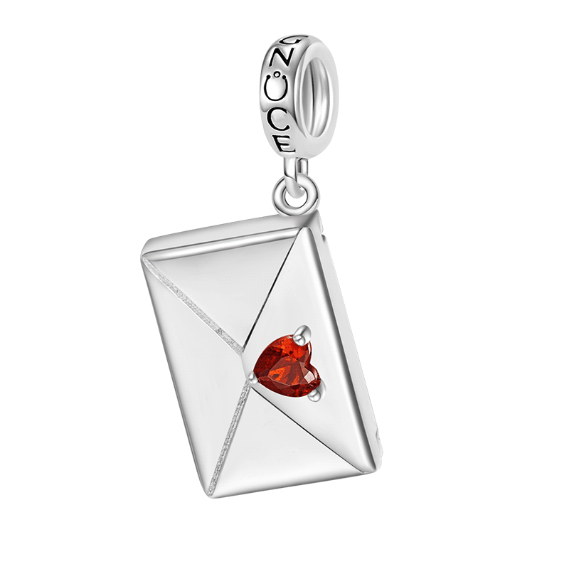 Gnoce Openable Envelope Love Letter Engravable Pendant Dangle Charm_1
