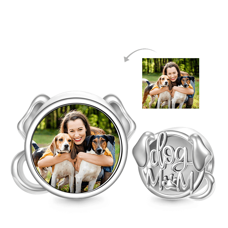 Gnoce Dog Mom Personalized Photo Charm_1