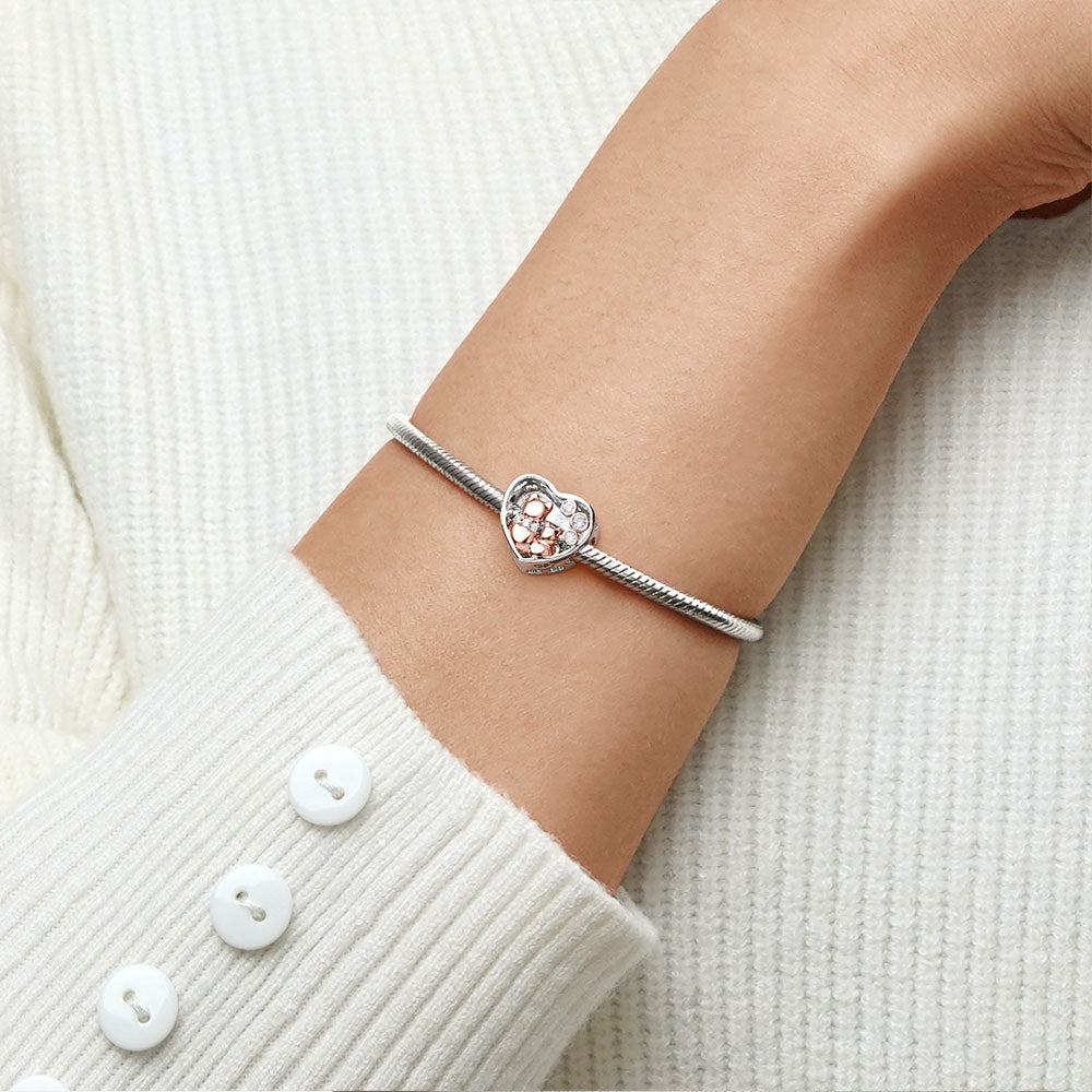 Gnoce Bear Mother&Baby Personalized Photo Charm_4