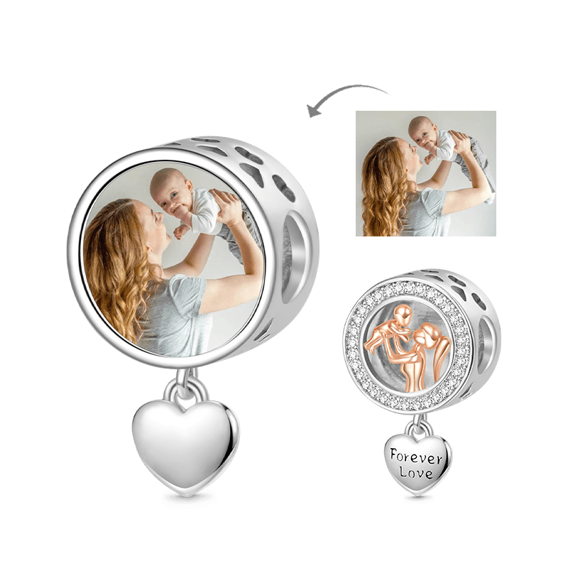 Gnoce Forever Love Personalized Photo Charm_1