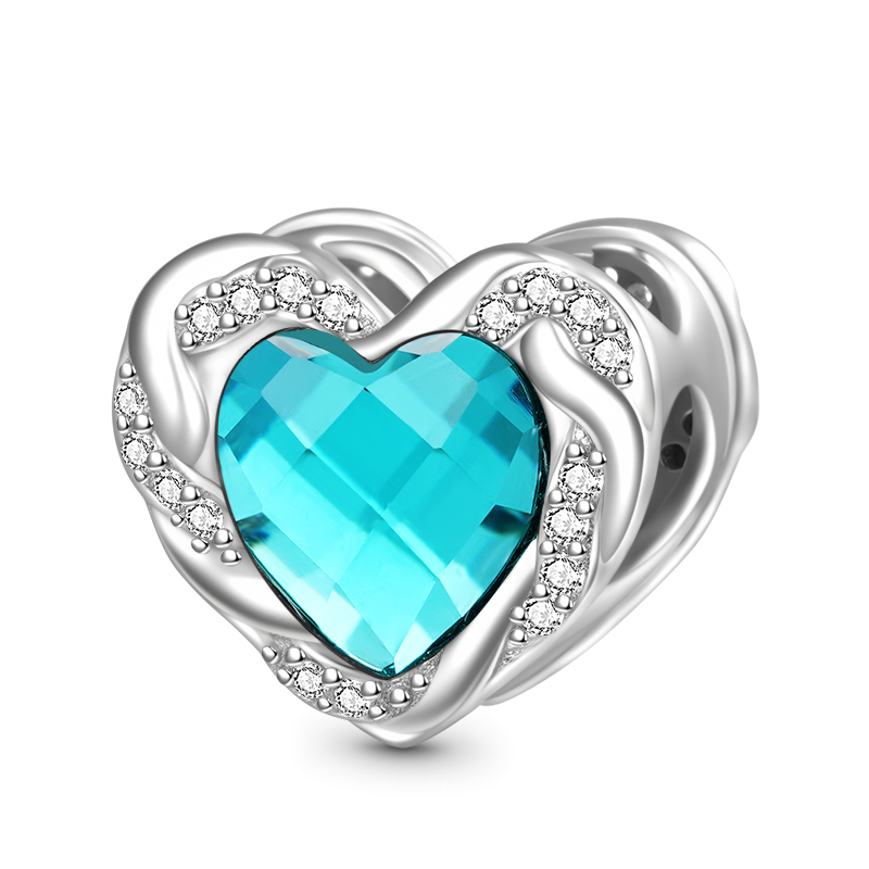 Gnoce Heart-shaped Birthstone Charm_1