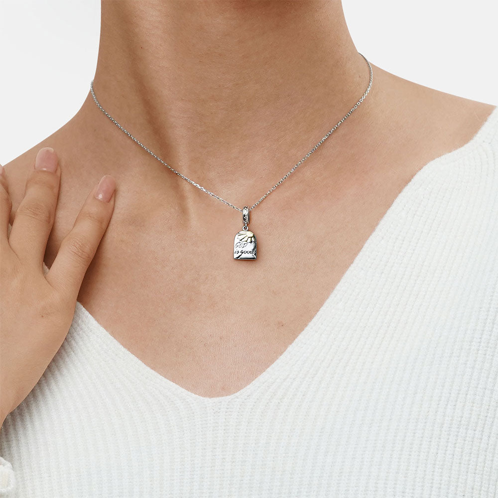 Gnoce "God is good" Pendant Dangle Charm_7