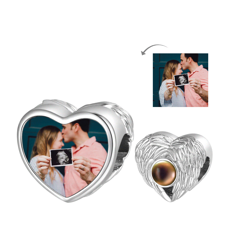 Gnoce Angel Wings Mood Personalized Photo Charm_1