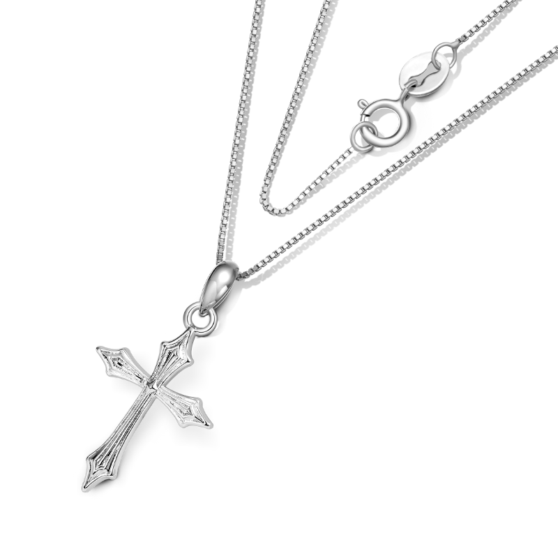 Gnoce Sparkling Cross Necklace_2