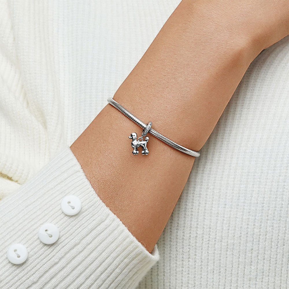 Gnoce Poodle Pet Dog Pendant Dangle Charm_4