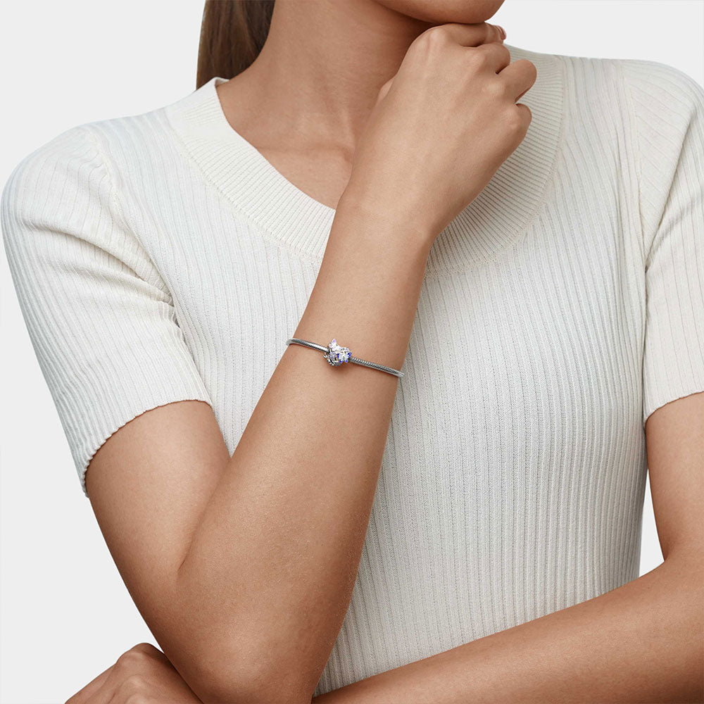 Gnoce Sparkling Butterfly Heart Charm_4