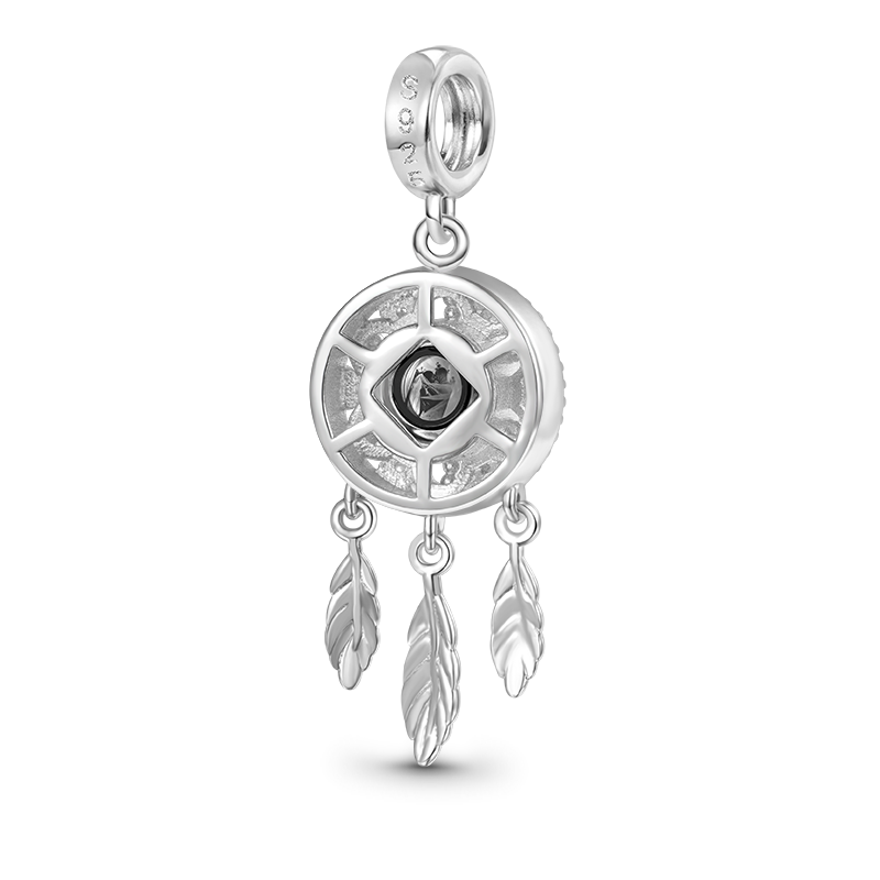 Gnoce Projection Dream Catcher Photo Pendant Dangle Charm_2