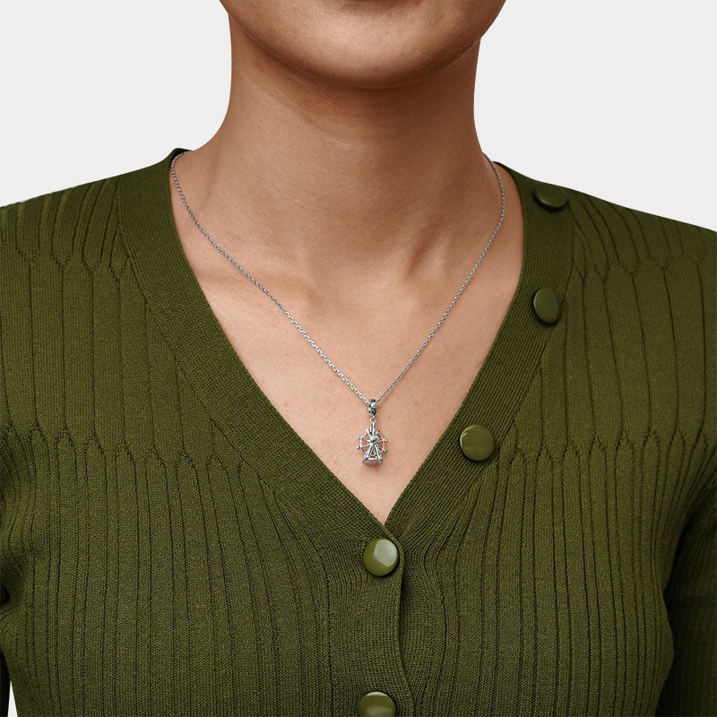 Gnoce Best Moment Ferris Wheel Pendant Dangle Cham_6