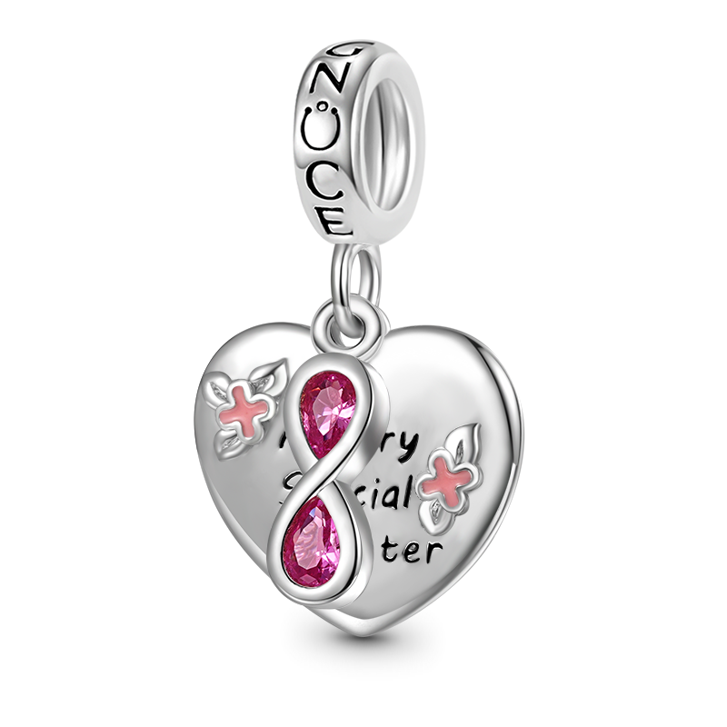Gnoce Infinite Love Heart Pendant Dangle Charm_2