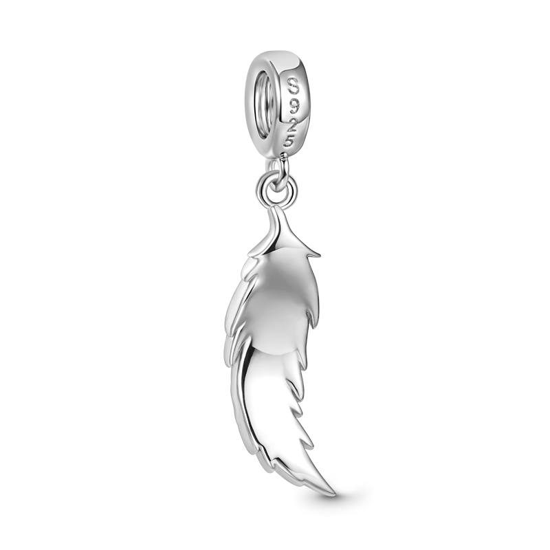 Gnoce Lucky Feather Pendant Dangle Charm_2