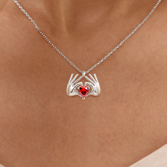 Gnoce Sparkling Love Me Necklace_5