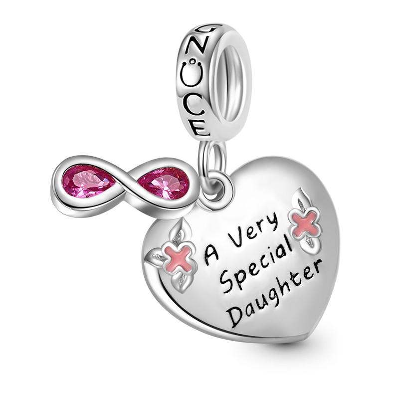 Gnoce Infinite Love Heart Pendant Dangle Charm_1