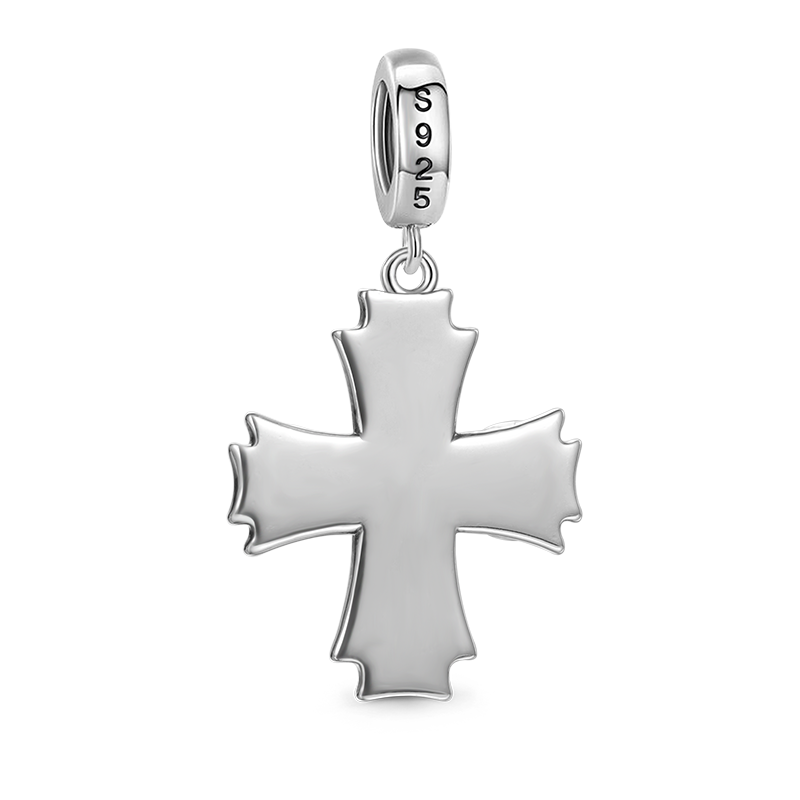 Gnoce Love Spring Cross Pendant Dangle Charm_2