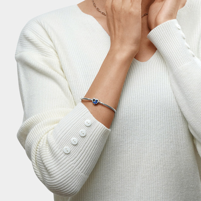 Gnoce Flying Butterfly Basic Snake Chain Bracelet_4