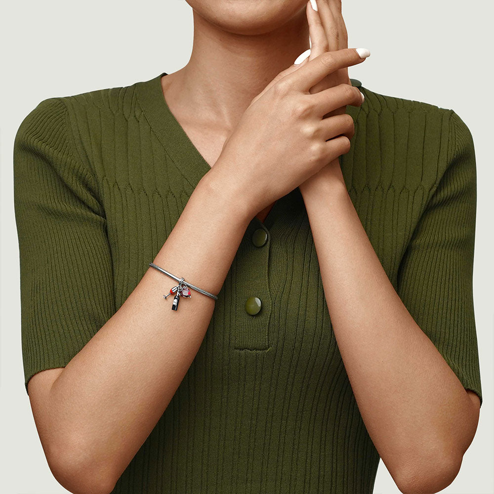 Gnoce Wine Cup Love Triple Pendant Dangle Charm_4