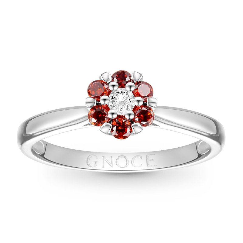 Gnoce Birthstone Flower Ring_2