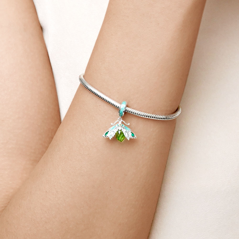 Gnoce Moth Pendant Dangle Charm_5