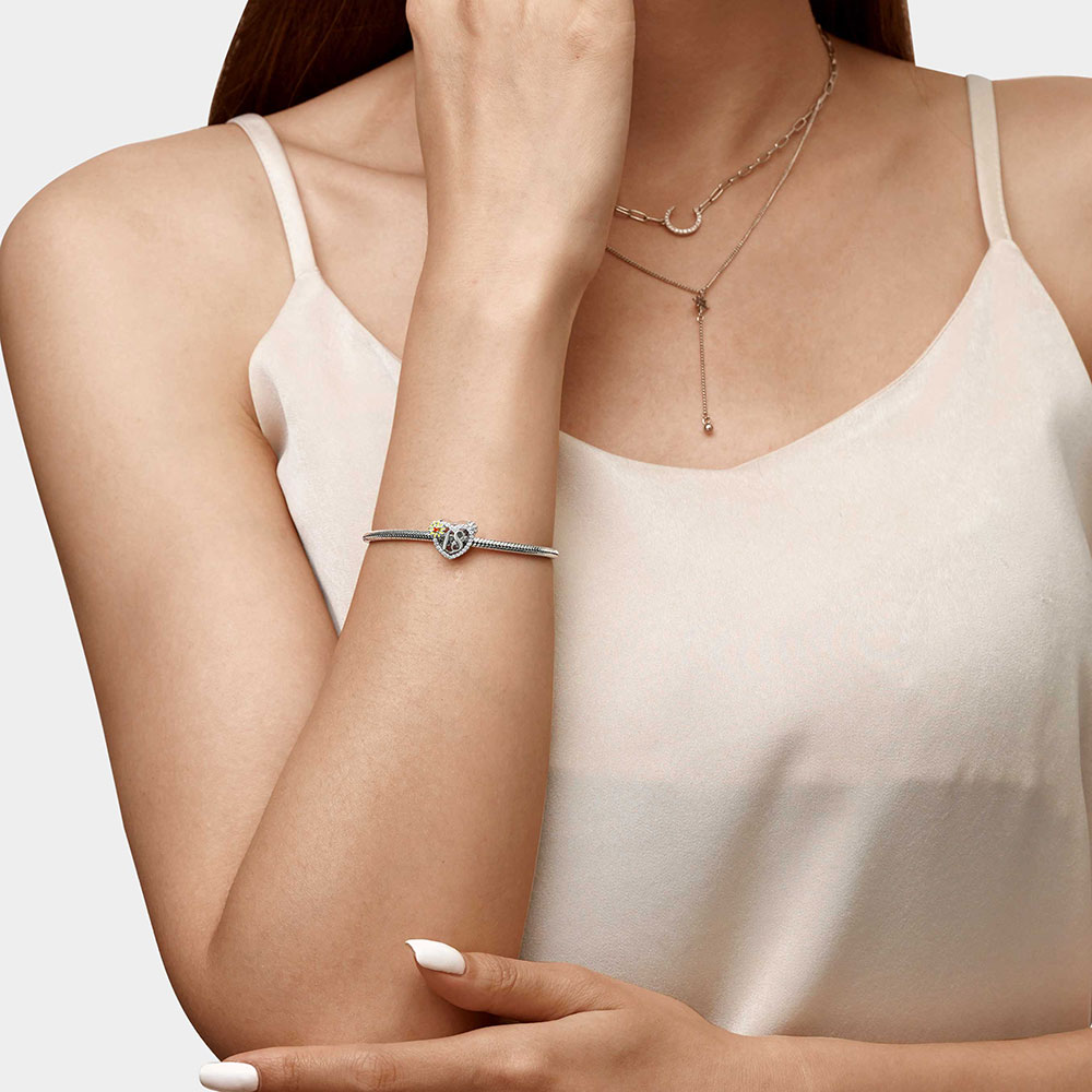 Gnoce Celebration 18th Birthday Heart Charm_3