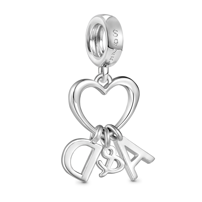 Gnoce Best Initial Letters Personalized Pendant Dangle Charm_2